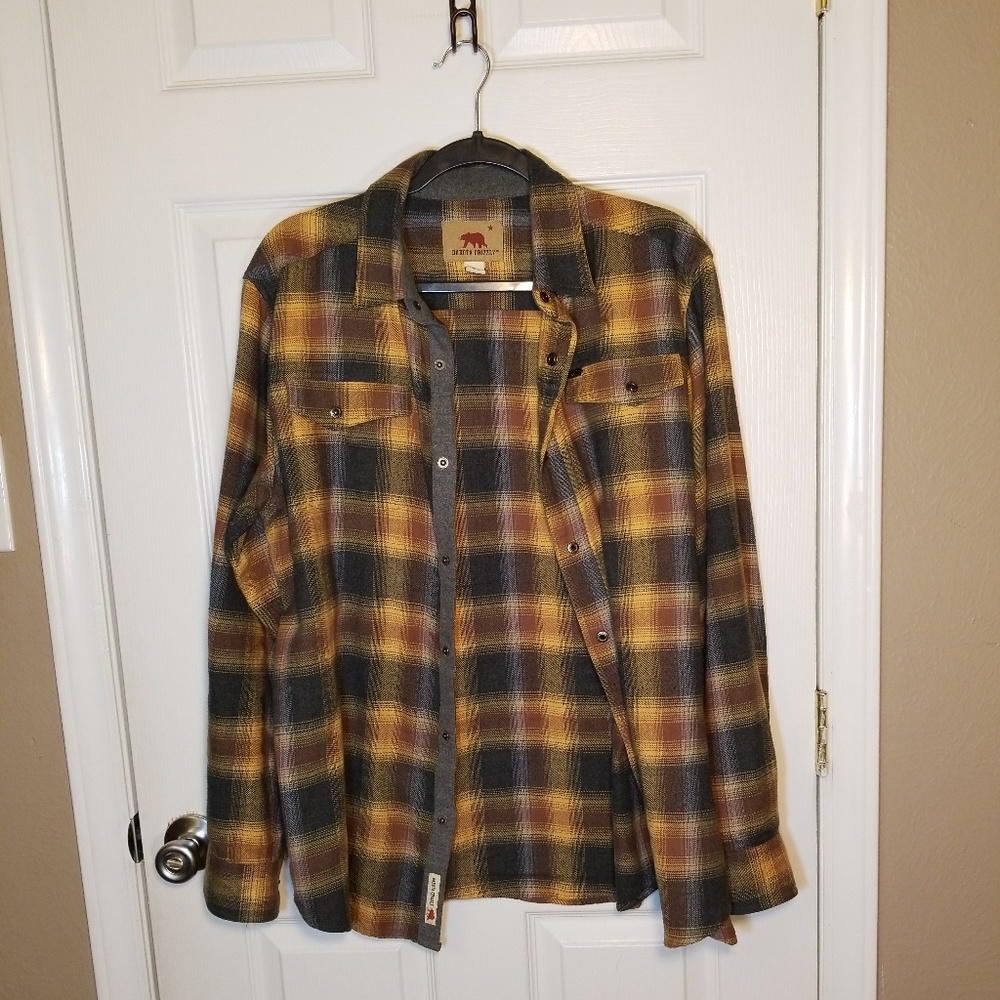 Dakota Grizzly Mens snap on  Shirt Sz L